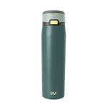 Tall cylindrical insulated tumbler with soft sage green matte finish and modern sleek design, featuring a smooth body and minimalist aesthetic for everyday use.